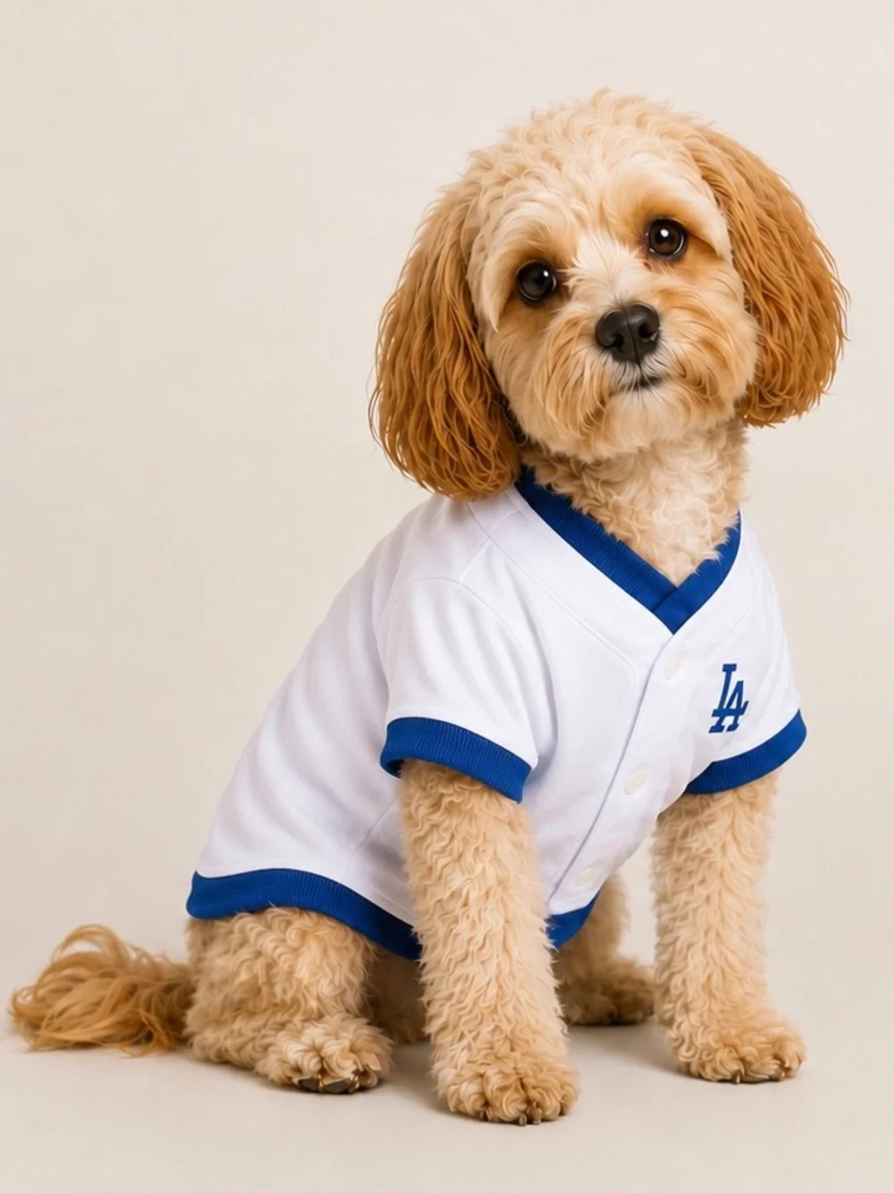NWT [Sporty K9] Los Angeles Dodgers MLB Dog Jersey Officially Licensed Sz Large